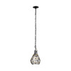Varaluz - 271M01MBFG - One Light Mini Pendant - Bask - Matte Black/French Gold