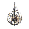 Varaluz - 271K02MBFG - Two Light Wall Sconce - Bask - Matte Black/French Gold
