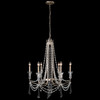 Varaluz - 270C06TR - Six Light Chandelier - Barcelona - Transcend Silver