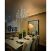 Varaluz - 270C06TR - Six Light Chandelier - Barcelona - Transcend Silver