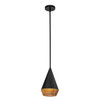 Alora - PD633107MBBR - One Light Pendant - Daphne - Matte Black/Brown Cotton Rope