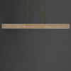 ET2 - E26268-TVNAB - LED Linear Pendant - Lintel - Travertine / Natural Aged Brass