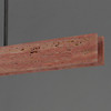 ET2 - E26268-RLGM - LED Linear Pendant - Lintel - Rosso Laterite / Gunmetal