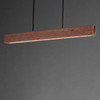 ET2 - E26266-RLGM - LED Linear Pendant - Lintel - Rosso Laterite / Gunmetal