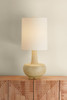 Hudson Valley - L2951-AGB/CTR - One Light Table Lamp - Plum Point - Aged Brass