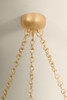 Hudson Valley - 6208-VGL - Eight Light Chandelier - Hayworth - Vintage Gold Leaf