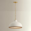 Hudson Valley - 5317-AGB/CCP - One Light Pendant - Southfields - Aged Brass