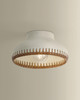 Hudson Valley - 5309-AGB/CCP - One Light Flush Mount - Southfields - Aged Brass