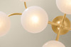 Hudson Valley - 5013-VGL - LED Semi Flush Mount - Bayberry - Vintage Gold Leaf