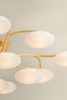 Hudson Valley - 5013-VGL - LED Semi Flush Mount - Bayberry - Vintage Gold Leaf