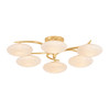 Hudson Valley - 5006-VGL - LED Semi Flush Mount - Bayberry - Vintage Gold Leaf
