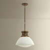 Hudson Valley - 4918-HB - One Light Pendant - Bruceville - Historic Bronze