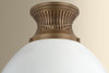 Hudson Valley - 4917-HB - One Light Flush Mount - Bruceville - Historic Bronze