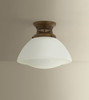 Hudson Valley - 4913-HB - One Light Flush Mount - Bruceville - Historic Bronze