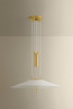 Hudson Valley - 4751-AGB/SWH - LED Pendant - Emmons - Aged Brass