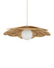 Currey and Company - 9500-0032 - One Light Outdoor Pendant - Cabo - Natural / Cream / White