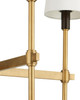 Currey and Company - 9000-1494 - Four Light Chandelier - Grigsby - Antique Brass / Bronze