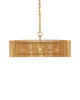Currey and Company - 9000-1490 - Four Light Chandelier - Lavenham - Brushed Brass