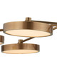 Currey and Company - 9000-1476 - LED Chandelier - Merrick - Polished Antique Brass / White