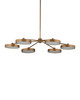 Currey and Company - 9000-1476 - LED Chandelier - Merrick - Polished Antique Brass / White