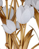 Currey and Company - 9000-1475 - LED Chandelier - Glazen - Polished Antique Brass / White