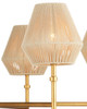 Currey and Company - 9000-1471 - LED Chandelier - Francie - Antique Gold Leaf / Natural
