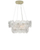 Currey and Company - 9000-1468 - Three Light Chandelier - Mallow - Clear / Champagne