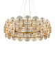 Currey and Company - 9000-1462 - Ten Light Chandelier - Whirlwind - Pale Yellow / Brass