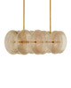 Currey and Company - 9000-1458 - Ten Light Chandelier - Whirlwind - Pale Yellow / Brass