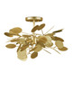 Currey and Company - 9000-1449 - Three Light Semi-Flush Mount - Lunaria - Contemporary Gold Leaf