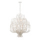 Currey and Company - 9000-1443 - Nine Light Chandelier - Seaward - White Coral