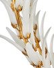 Currey and Company - 9000-1438 - Nine Light Chandelier - Leda - Antique Gold Leaf / Antique Gold / White