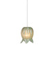 Currey and Company - 9000-1395 - One Light Pendant - Polpo - Green/Silver