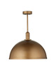 Currey and Company - 9000-1378 - LED Pendant - Cupola - Antique Brass/White