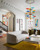 Currey and Company - 9000-1375 - 21 Light Chandelier - Veneto - Blue/Yellow/Red/Polished Brass
