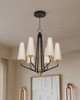 Currey and Company - 9000-1371 - LED Chandelier - Hennin - Polished Antique Brass/Oil Rubbed Bronze