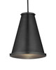 Currey and Company - 9000-1367 - One Light Pendant - Seafarer - Matte Black/Clear