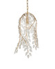 Currey and Company - 9000-1354 - One Light Pendant - Banyan - Antique Brass/Clear