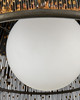 Currey and Company - 9000-1353 - One Light Pendant - Eduardo - Natural Iron/Brass
