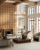 Currey and Company - 9000-1351 - Six Light Chandelier - Ellerston - Saddle Brown/Brushed Brass