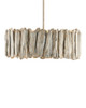 Currey and Company - 9000-1342 - Three Light Semi-Flush Mount - Driftwood - Whitewash/White