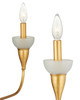 Currey and Company - 9000-1328 - Six Light Chandelier - Aurelia - Contemporary Gold Leaf/Contemporary Gold/Frosted
