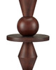 Currey and Company - 8000-0192 - One Light Floor Lamp - Cipher - Walnut Brown