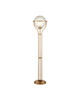 Currey and Company - 8000-0182 - One Light Floor Lamp - Metropolis - Metallic Champagne/Frosted