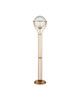 Currey and Company - 8000-0182 - One Light Floor Lamp - Metropolis - Metallic Champagne/Frosted