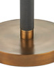Currey and Company - 8000-0181 - One Light Floor Lamp - Gavin - Brass Antique/Matte Black