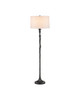 Currey and Company - 8000-0180 - One Light Floor Lamp - Mirage - Black