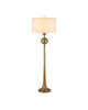 Currey and Company - 8000-0179 - One Light Floor Lamp - Boullee - Antique Brass