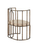 Currey and Company - 7000-1282 - Chair - Euclid - Antique Bronze