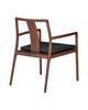 Currey and Company - 7000-1242 - Chair - Ming Wedding - Natural / Black